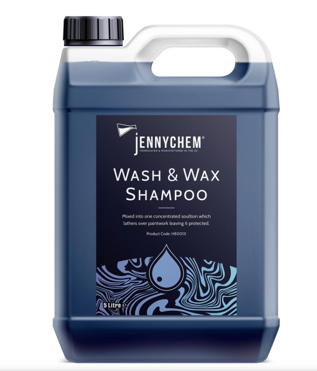 Jennychem Wash & Wax Shampoo 5L | Just Waxed Look Shampoo