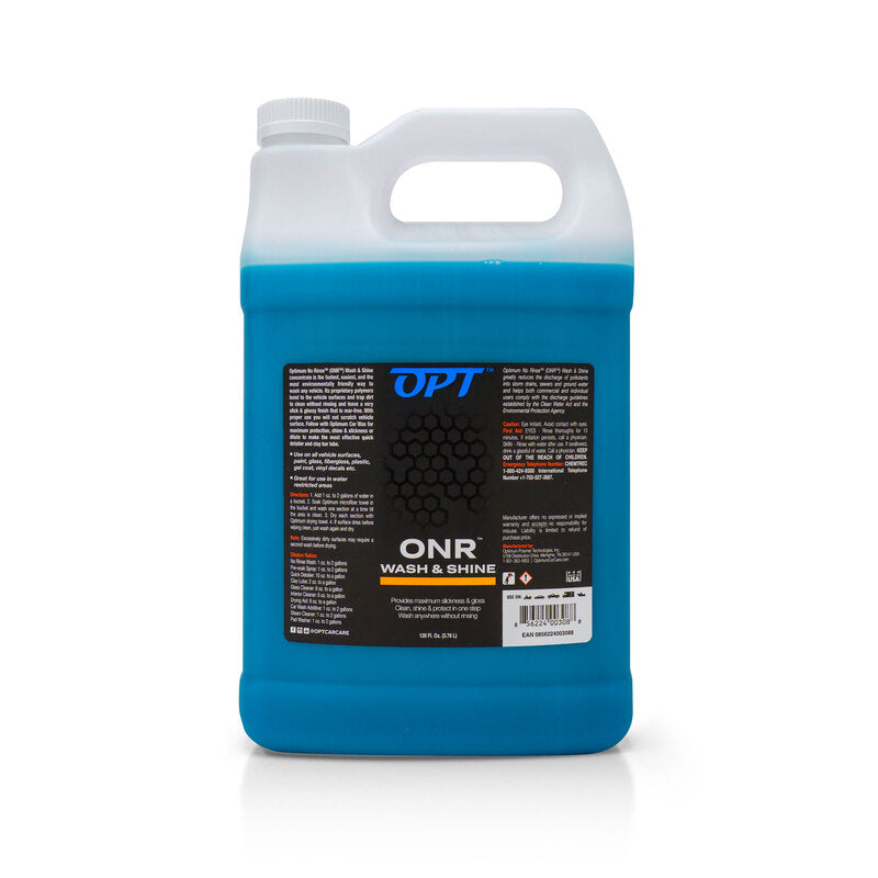 Optimum No Rinse (ONR) 3785ml | Nano Waterless Wash