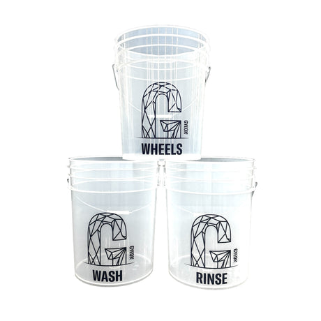 Gyeon Wash Bucket Trio | Detailing Buckets