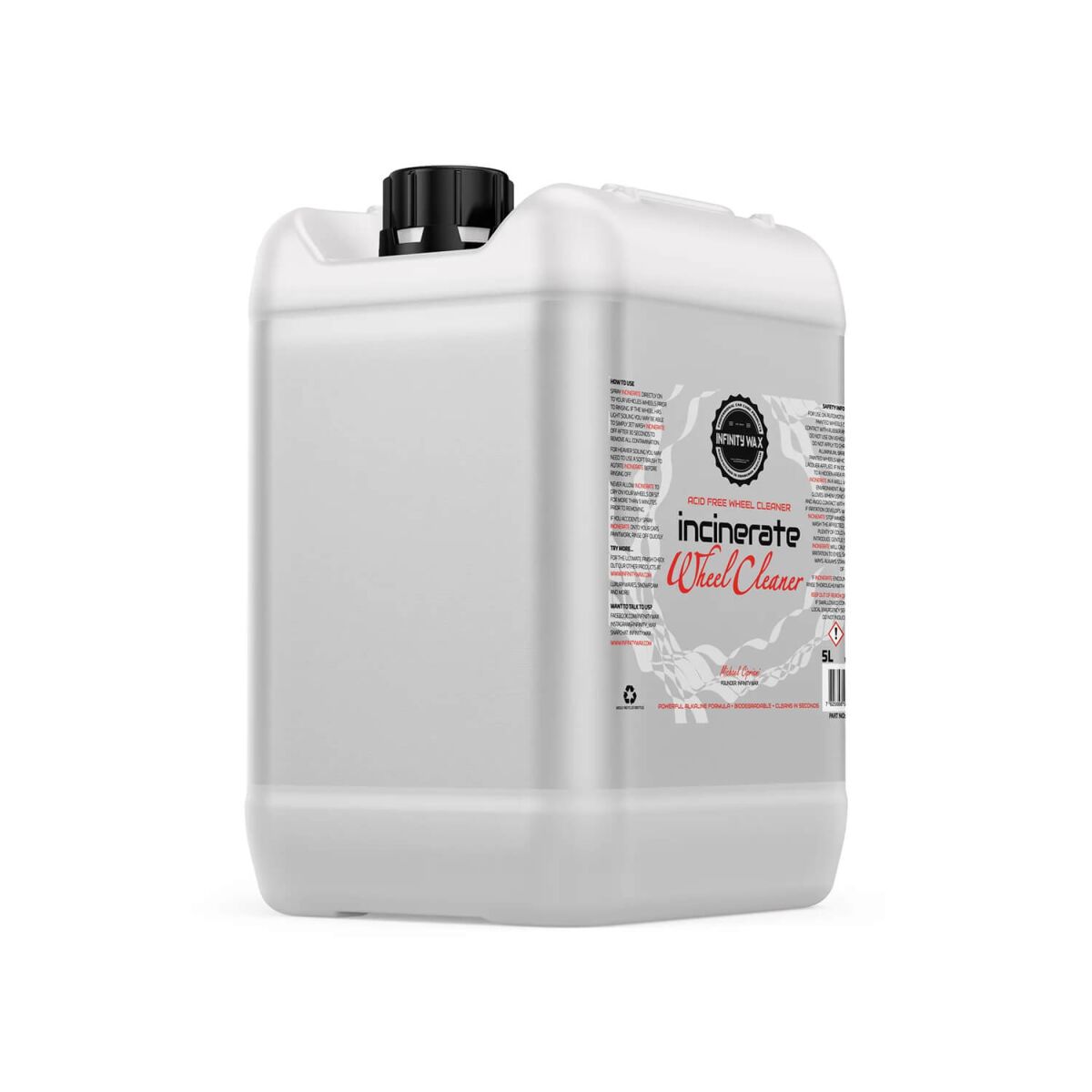 Infinity Wax Incinerate Wheel Cleaner 5L | Shop At Just Car Care